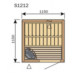 Plan sauna S1212