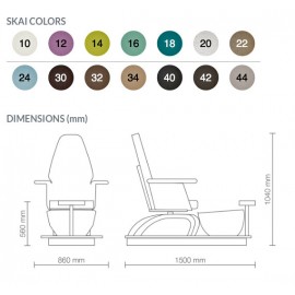 Pedispa TMV60 dimensions