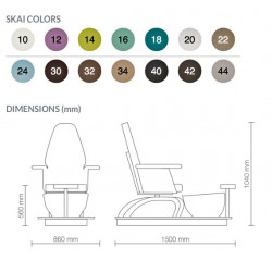 Pedispa TMV60 dimensions