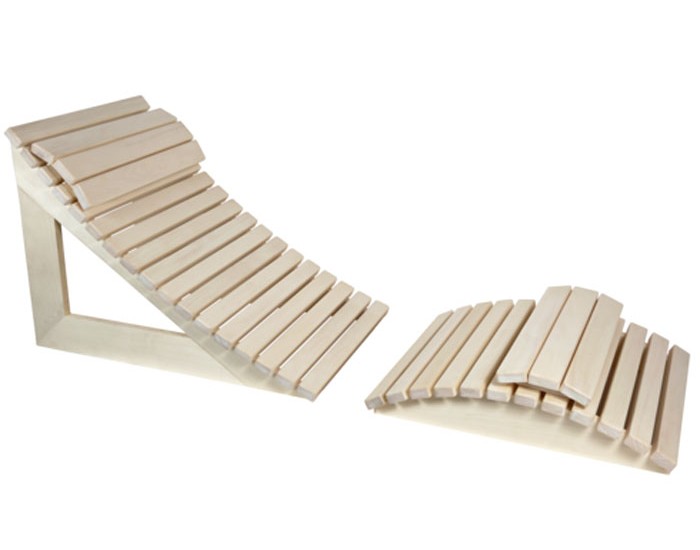 Le soutien dorsal parfait pour un effet de bien-être immédiat Accessoires de sauna de haute qualité en 100 % épicéa nordique pour cabine infrarouge Dossier de sauna ergonomique Accessoires de sauna 
