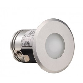 Spot LED rond chromo sauna