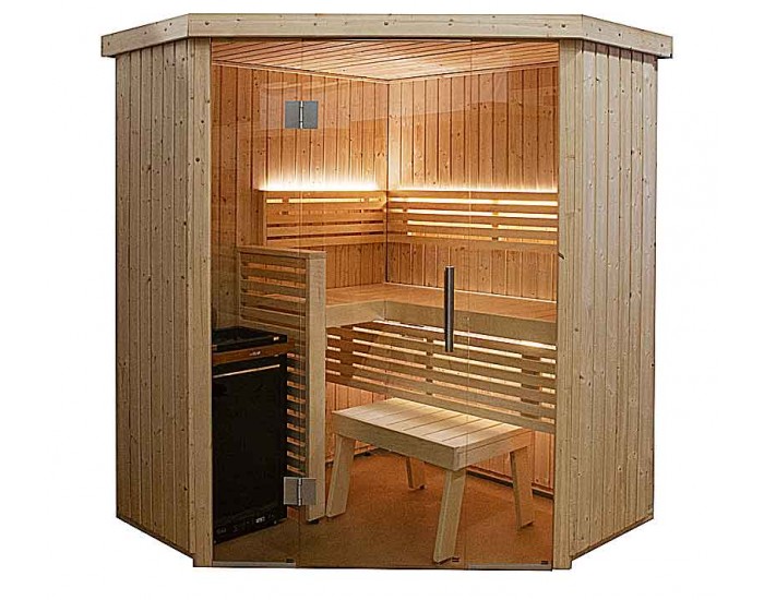 Like-Bol de sauna avec outil fixe avec une tasse d'arôme de sauna