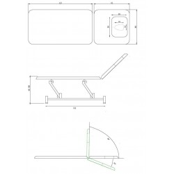 Dimensions table kiné TM09