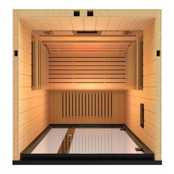 sauna infrarouge SI1000 vue de dessus