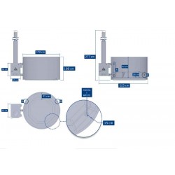 Bain nordique BN5 dimensions