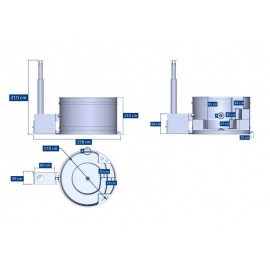 Bain nordique BN3 dimensions