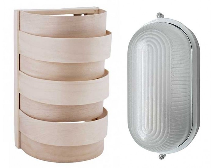 Lot abat jour et lampe pour sauna