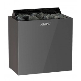 Poêle Qubic noir de Harvia pour sauna Poêle Qubic noir de Harvia pour sauna