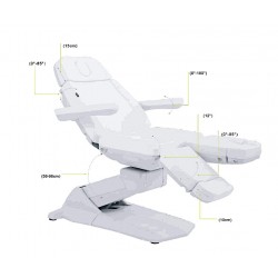 Fauteuil podologie FP35 dimensions et réglages