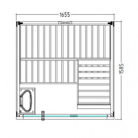 Sauna F1716 plan