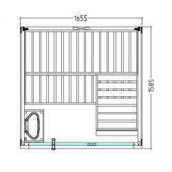 Sauna F1716 plan
