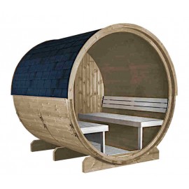 Sauna tonneau ST15 panoramique