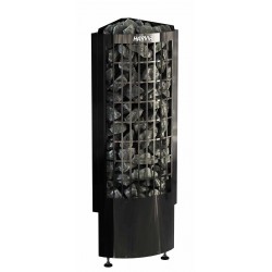 Poêle sauna Cilindro Corner Black sans commande