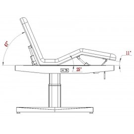 Positions table de massage TM39