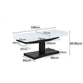 Dimensions table de massage TM38