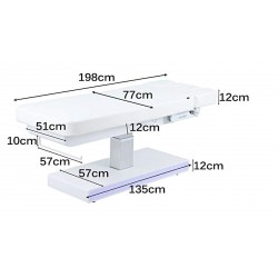 Dimensions table de massage TM40