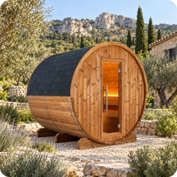 Sauna tonneau extérieur ST1