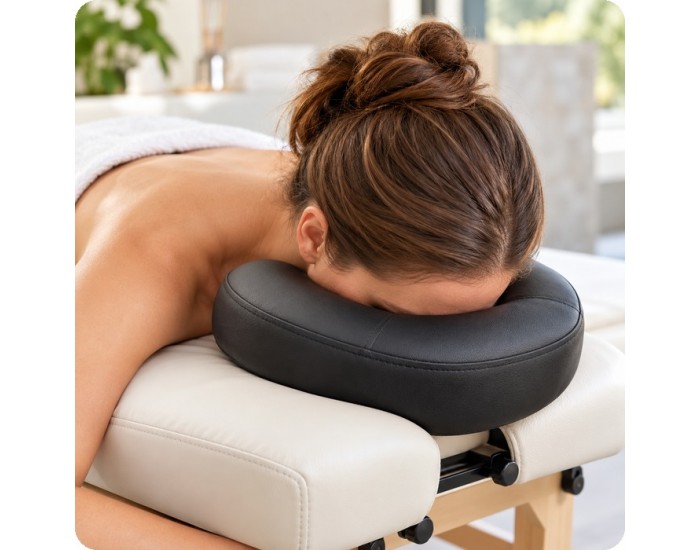 Coussin visage pour  table de massage