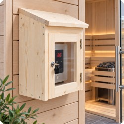 Boitier verrouillage sauna BV10