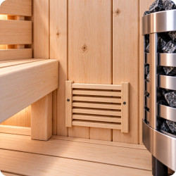 Grille ventilation sauna