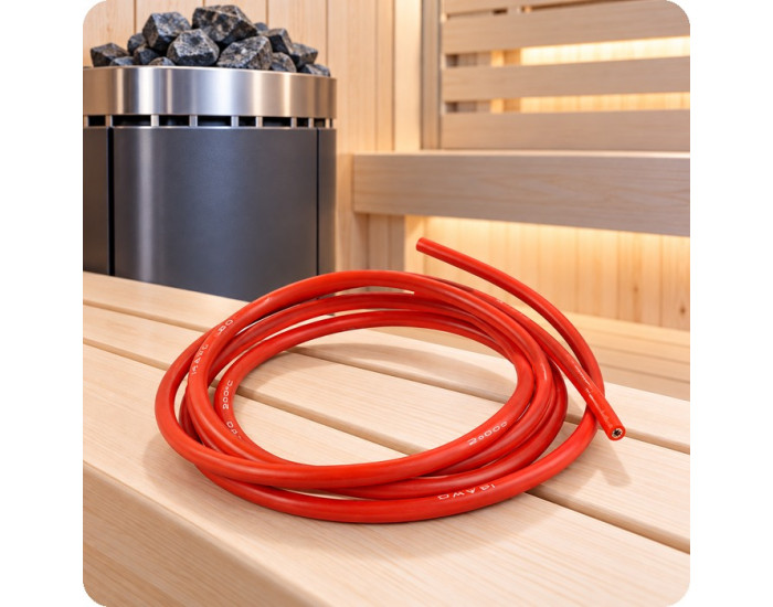 Câble haute température sauna