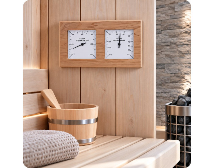 Thermomètre hygromètre sauna TH40