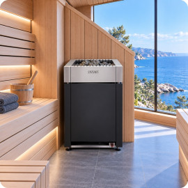 Poêle sauna Qube