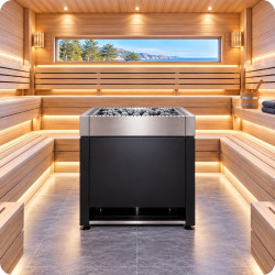 Poêle sauna Qube Pro