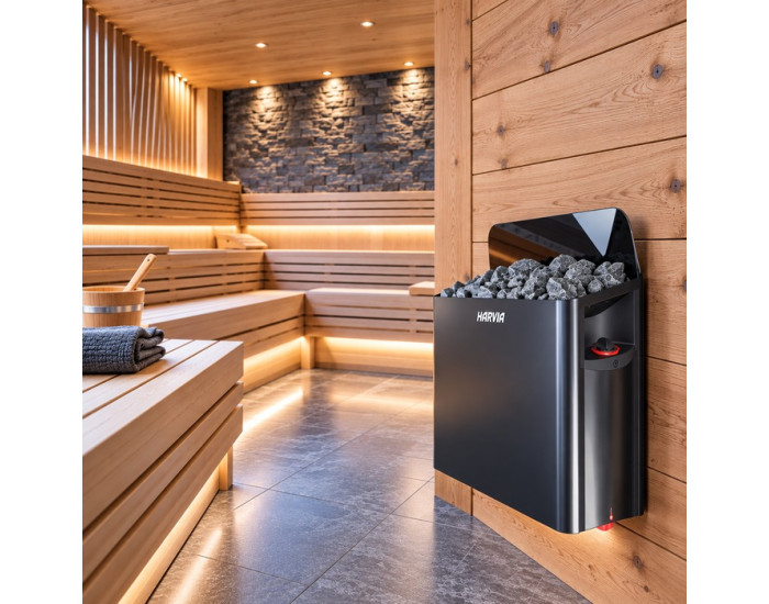 Poêle sauna Harvia Wall Black