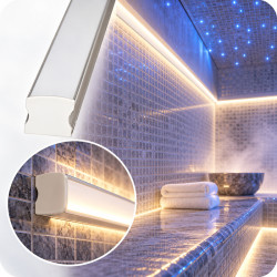 LED RGBW saillie