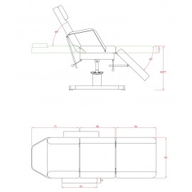 Fauteuil soins FS02