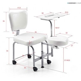 Tabouret manucure pedicure