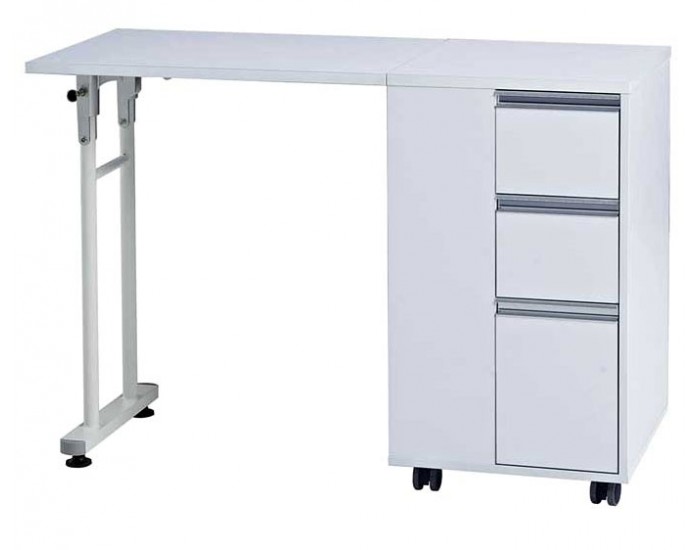 Table de manucure MR16 pliable pour un gain de place dans l