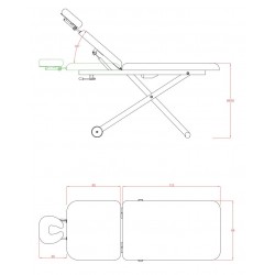 Table de massage acier TM10