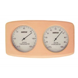 Thermomètre hygromètre en bois de haute qualité pour salle de sauna Type de  pointeur à double cadran Température Humidité 111640 - Cdiscount Bricolage