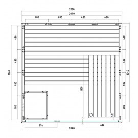 Sauna massif A2020