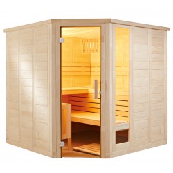 Sauna massif d'angle K2020R