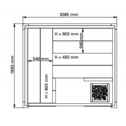 Plan 1 sauna Solid