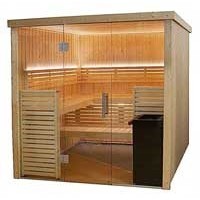 Sauna avec isolant