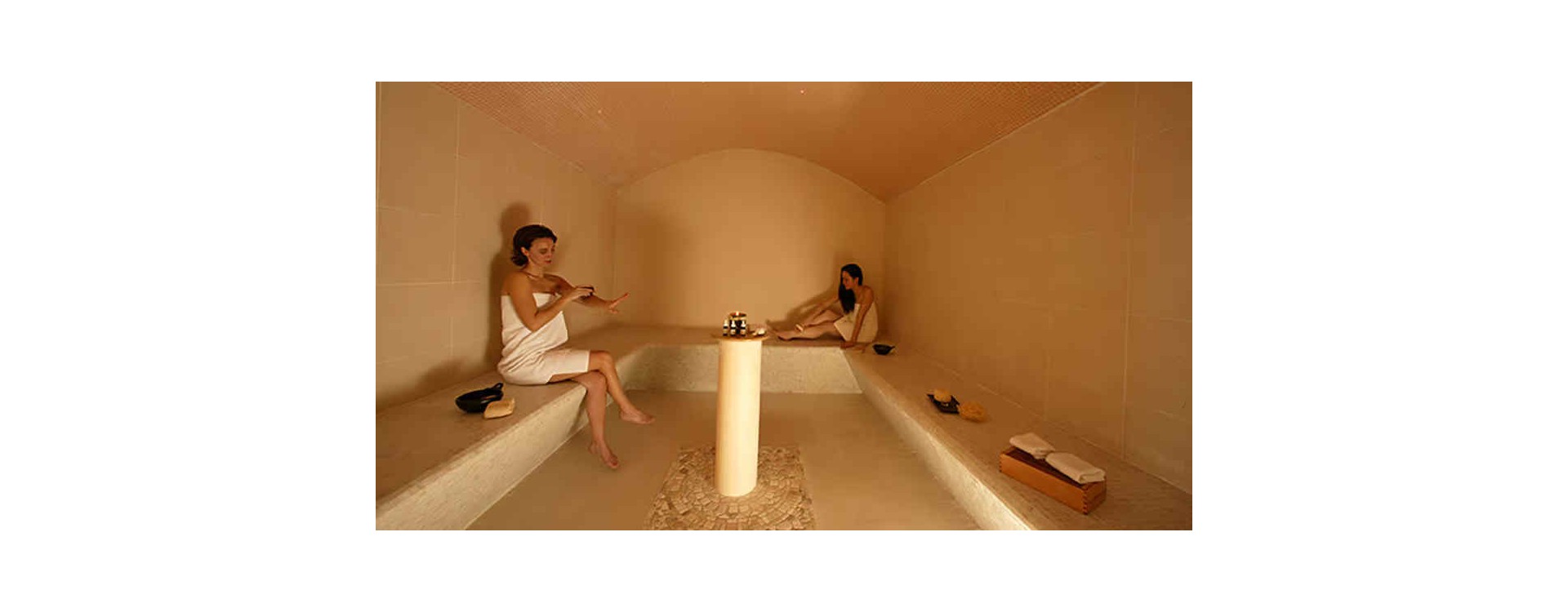 Banc chauffant hammam
