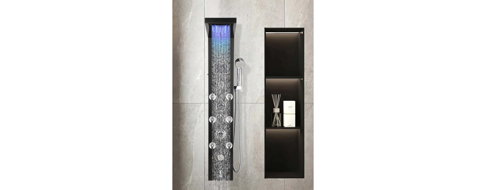 Cabine douche et hydromassage