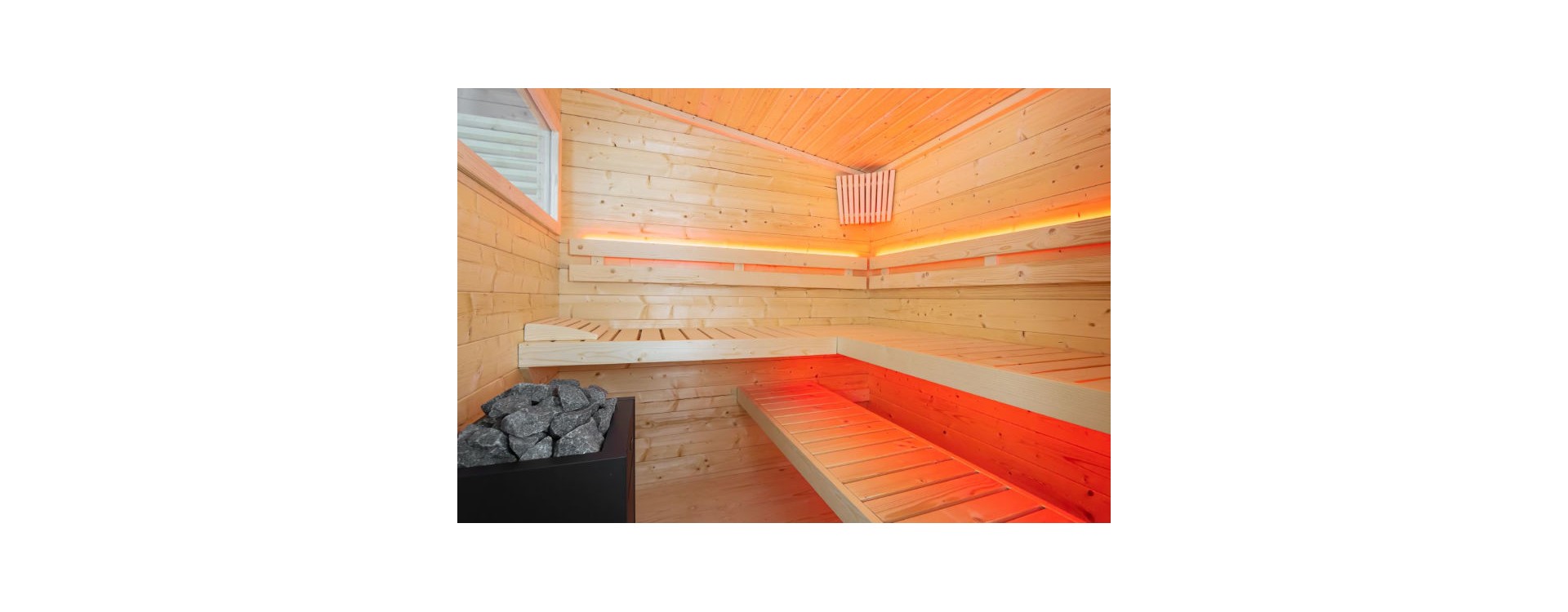 Chromothérapie LED pour sauna