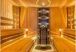 Chromothérapie LED pour sauna