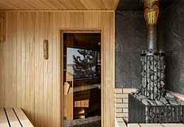 Porte de sauna