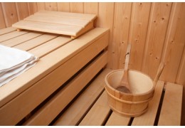 Aménagement intérieur du sauna