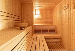 Le sauna massif en kit installation