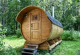 Sauna tonneau et poêle à bois, compatibles ?