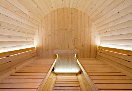 Sauna tonneau et cave voutée