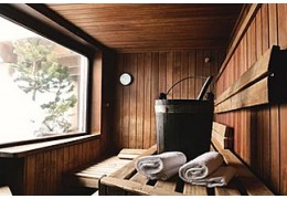 Sauna vitré, la grande tendance.