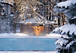 Sauna en bois thermo-traité